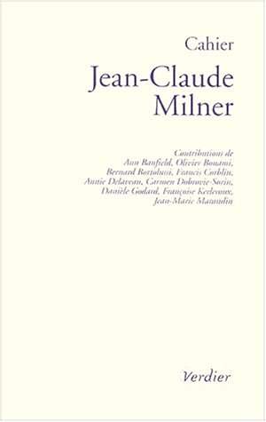 Cahier Jean-Claude Milner
