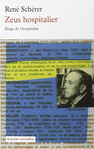 Zeus hospitalier : éloge de l'hospitalité : essai philosophique