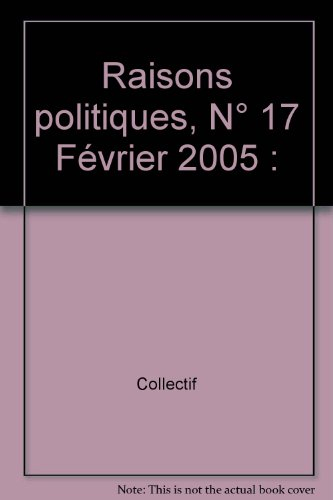 Raisons politiques, n° 17. Crimes et châtiments