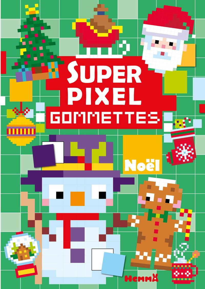 Super pixel : Gommettes : Noël