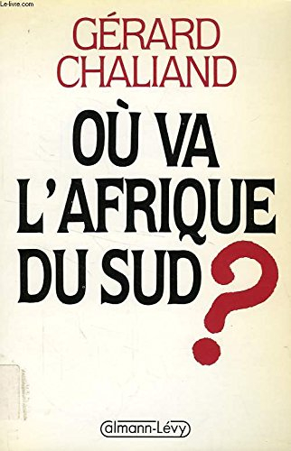 Où va l'Afrique du Sud ?