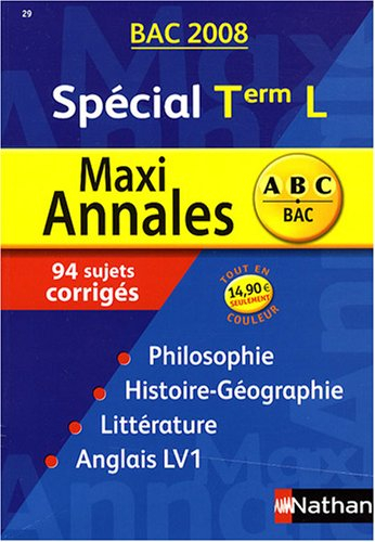 Maxi annales terminale L