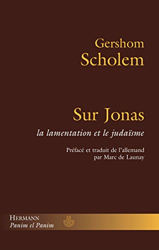 Sur Jonas, la lamentation et le judaïsme