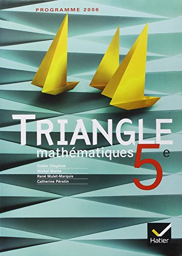 Mathématiques 5e : programme 2006