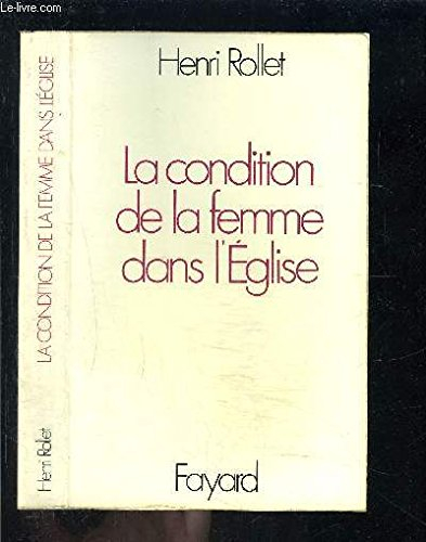 la condition de la femme dans l'Église