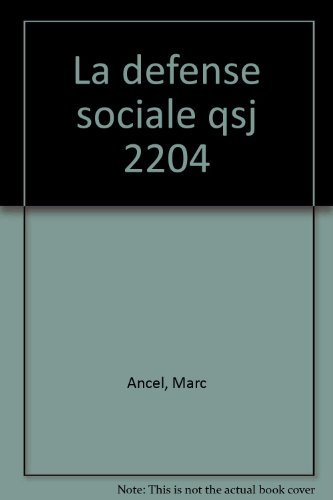 La Défense sociale