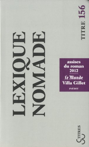 Lexique nomade
