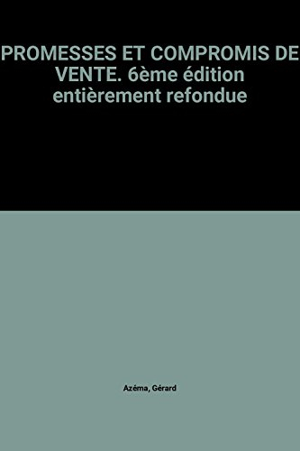 Promesses et compromis de vente