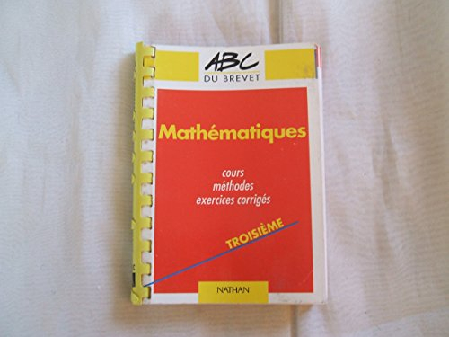 mathémathiques, troisième