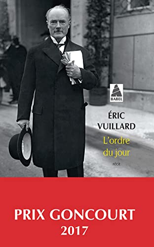 L'ordre du jour : récit