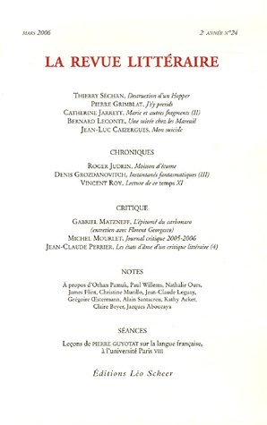 Revue littéraire (La), n° 24