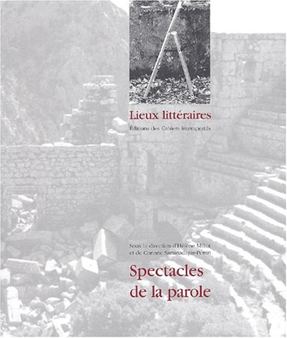 Spectacles de la parole