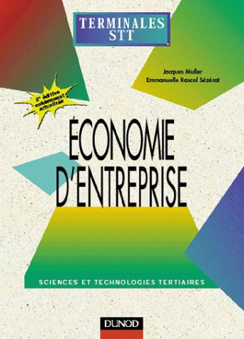 Economie d'entreprise, terminales STT