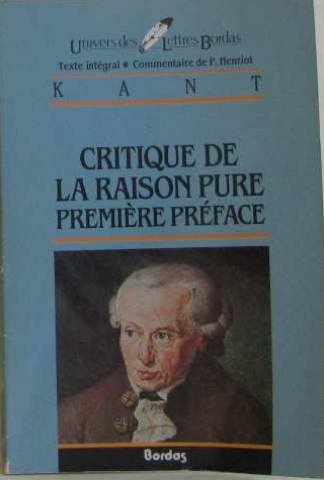 critique de la raison pure