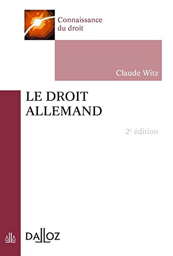 Le droit allemand