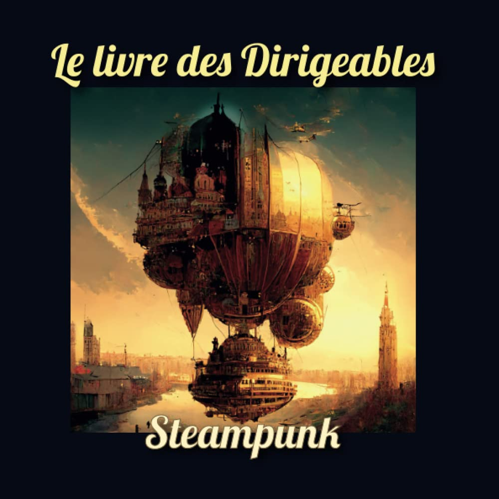 Le Livre des Dirigeables Steampunk: Un livre de 64 pages en couleurs pour vous faire rêver de ces ma