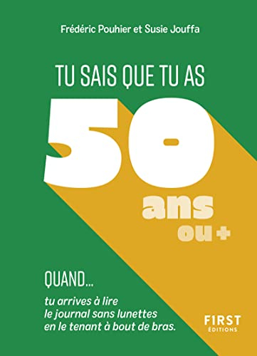 Tu sais que tu as 50 ans ou + quand... : tu arrives à lire le journal sans lunettes en le tenant à b