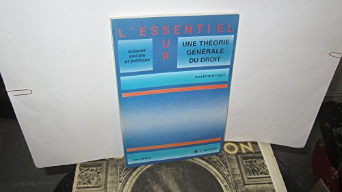 Une théorie générale du droit