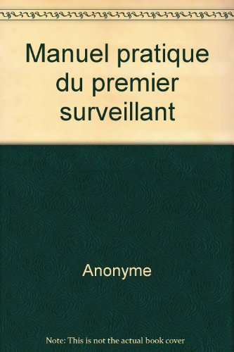 Manuel du premier surveillant