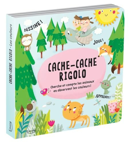 Cache-cache rigolo : cherche et compte les animaux en observant les couleurs !