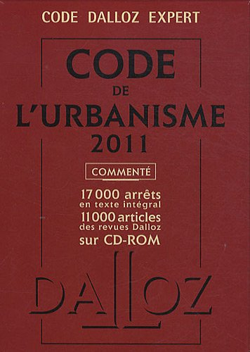 Code de l'urbanisme 2011, commenté