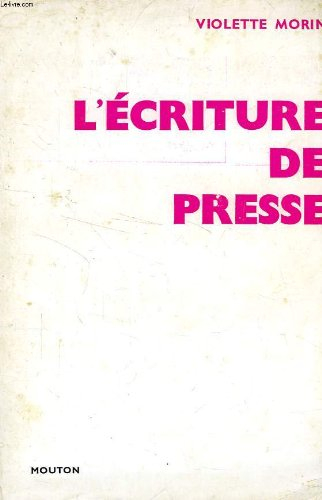 l'ecriture de presse