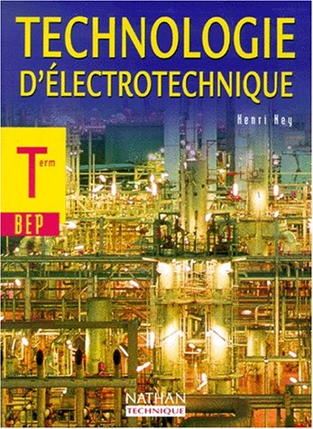 Technologie d'électronique, terminale BEP : livre de l'élève