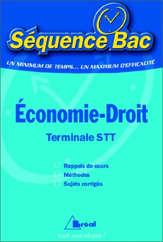economie-droit, terminal stt