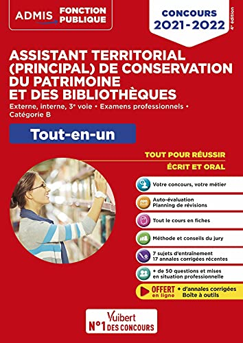 Assistant territorial (principal) de conservation du patrimoine et des bibliothèques : externe, inte