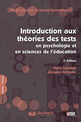 Introduction aux théories des tests en psychologie et en sciences de l'éducation