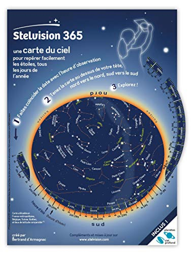 Stelvision 365 : une carte du ciel pour repérer facilement les étoiles, tous les jours de l'année