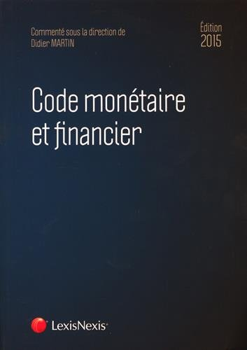 Code monétaire et financier 2015