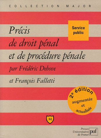 Précis de droit pénal et de procédure pénale