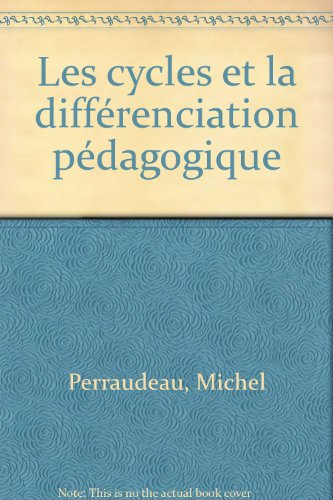 les cycles et la différenciation pédagogique
