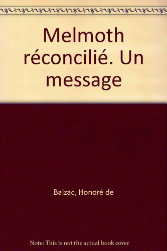 Melmoth réconcilié