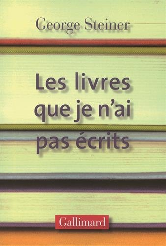 Les livres que je n'ai pas écrits