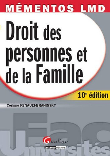 Droit des personnes et de la famille : 2011-2012