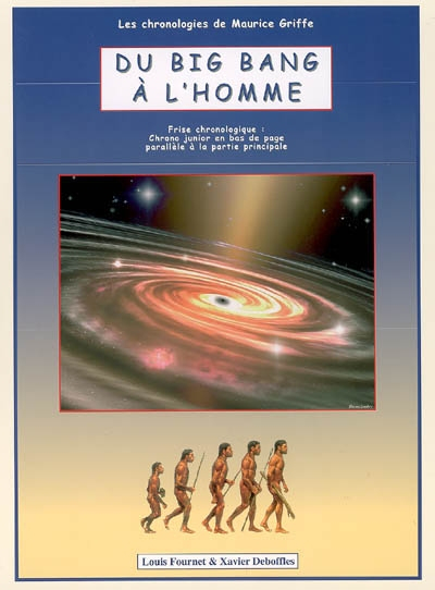 Du big bang à l'homme : frise chronologique : chrono junior en bas de page parallèle à la partie pri