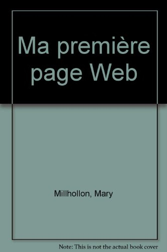 Ma première page Web pour débutants