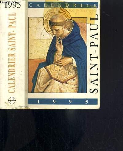 CALENDRIER SAINT PAUL 1995