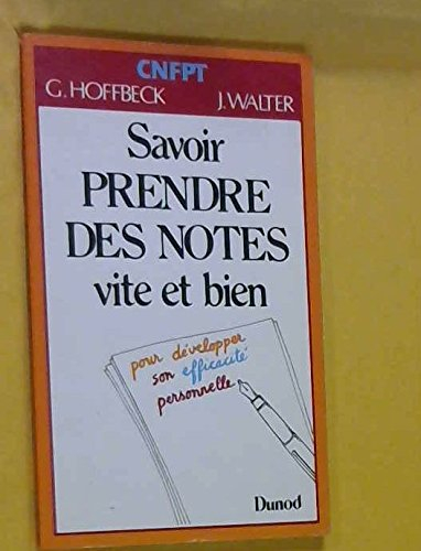 savoir prendre des notes vite et bien