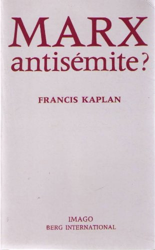 Marx antisémite ?