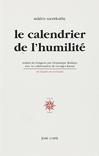 Le calendrier de l'humilité