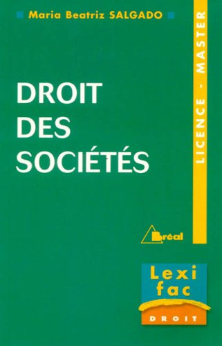 Droit des sociétés : licence, master