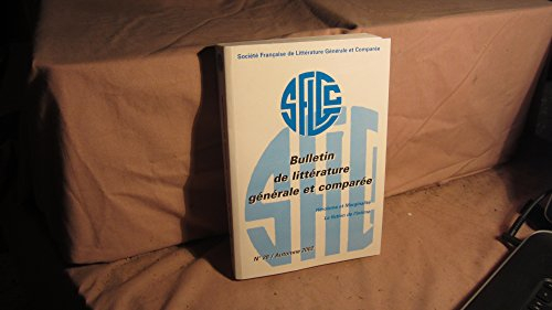 bulletin de littérature générale et comparée