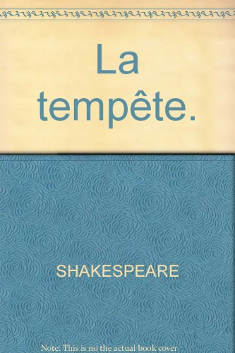 La tempête : d'après William Shakespeare