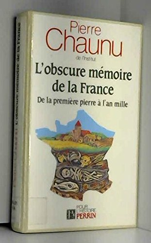 L'Obscure mémoire de la France : de la première pierre à l'an mille