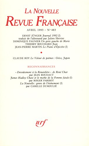 Nouvelle revue française, n° 483