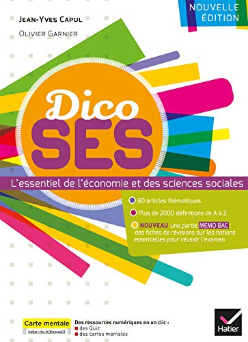 Dico SES : l'essentiel de l'économie et des sciences sociales