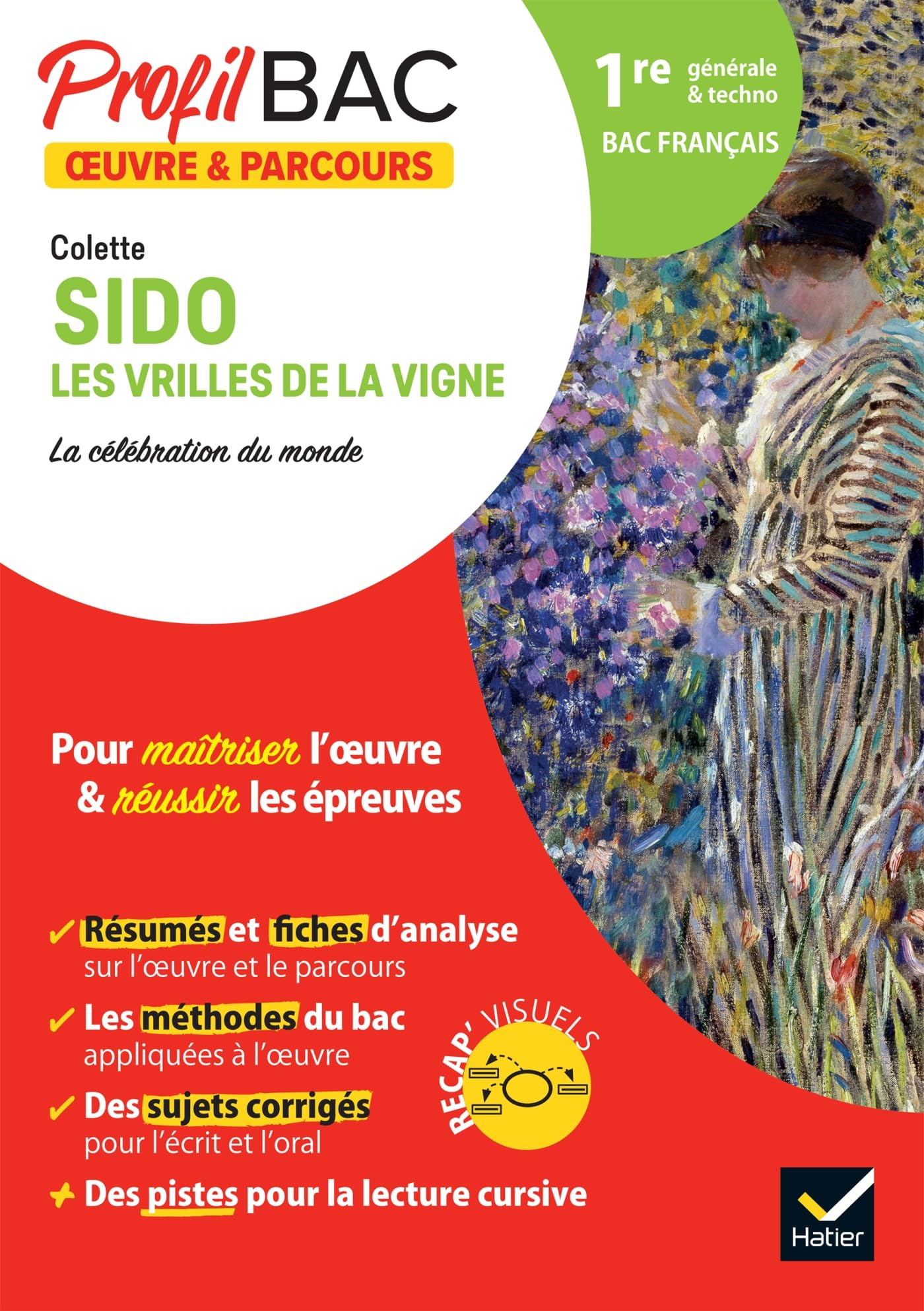 Colette, Sido, Les vrilles de la vigne : la célébration du monde : 1re générale & techno bac françai